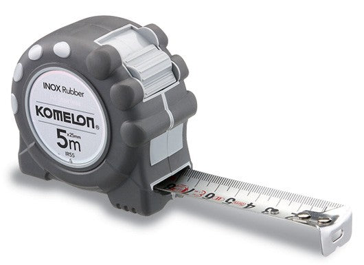 Ruletė INOX RUBBER 8 m x 25 mm