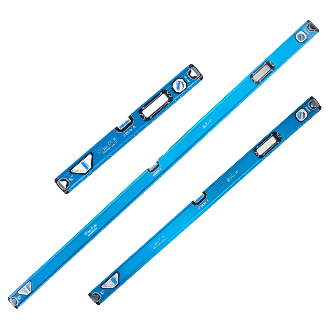 4PRO magnetinis gulsčiukas su 3 akutėmis, rankenomis ir šonine matavimo akute 60 cm