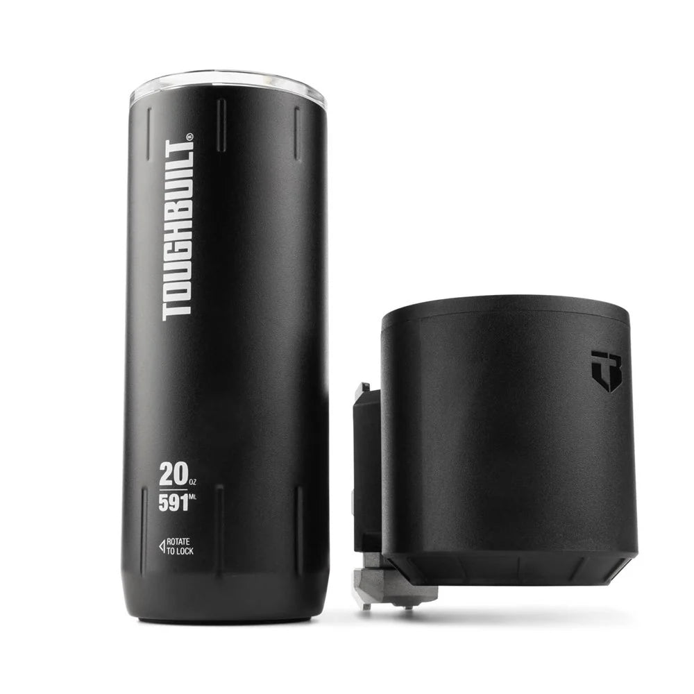 Toughbuilt termo puodelio ir puodelio laikiklis
