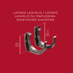 PROaqua - PVC Latako laikikliai