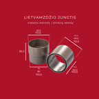 PROaqua - PVC Lietvamzdžio jungtis