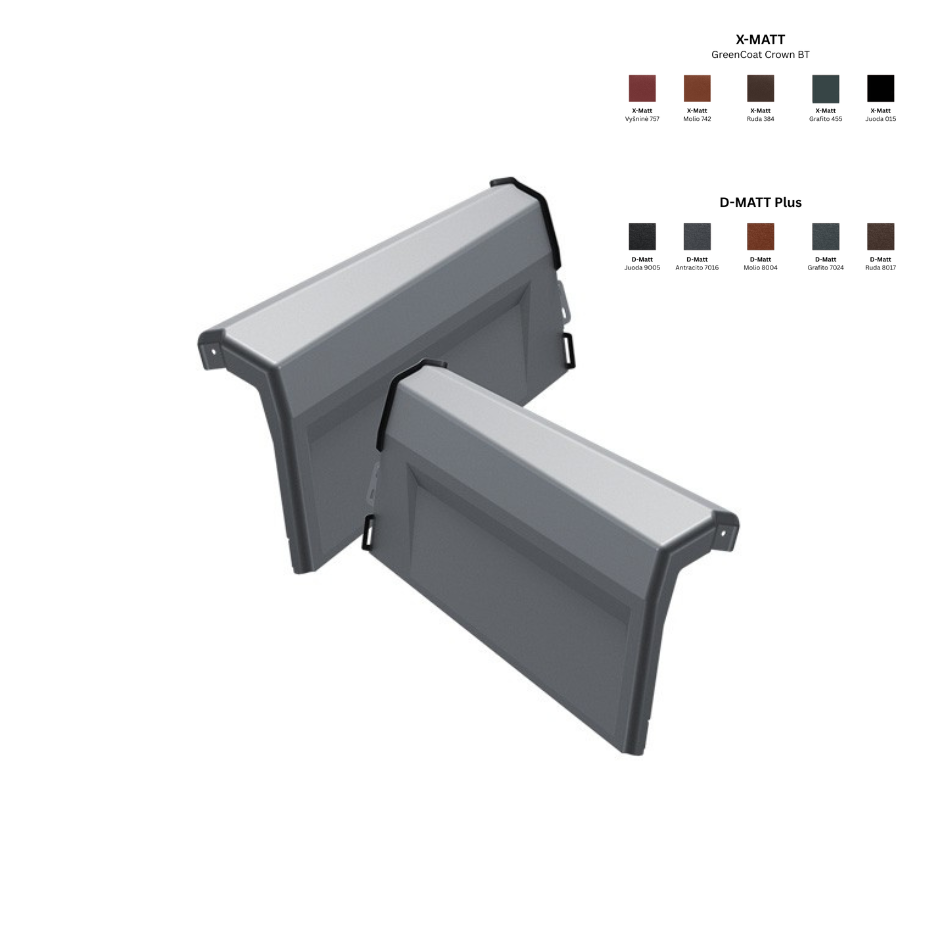 Modulinės stogo dangos vėjalentės