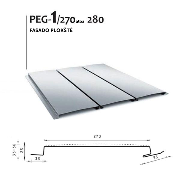 Fasado profiliai ir palangės