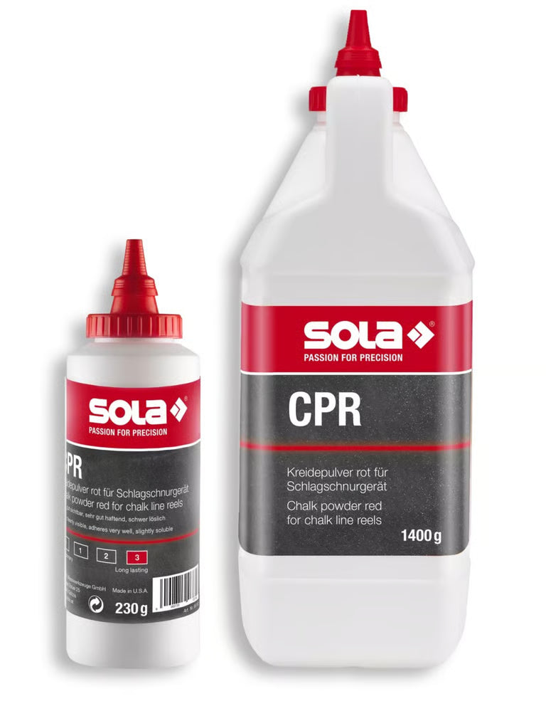 Milteliai CPR raudoni dažantys ištraukiamai virvutei SOLA