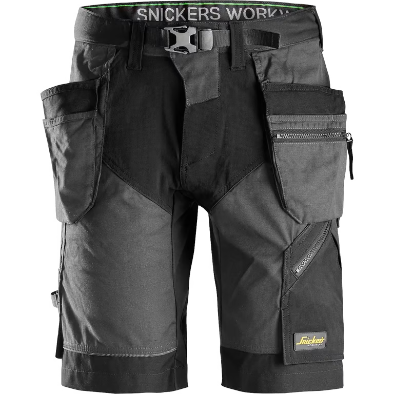 Darbiniai šortai su kabančiomis kišenėmis SNICKERS WORKWEAR FlexiWork