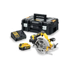 Akumuliatorinis diskinis pjūklas DeWALT DCS570P2, 18V, 2×5,0 Ah