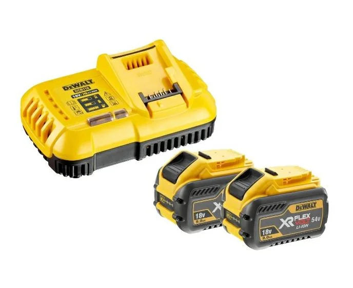 Akumuliatoriai DeWALT DCB118X2-QW, 18V, 2×9,0 Ah + įkroviklis DCB547