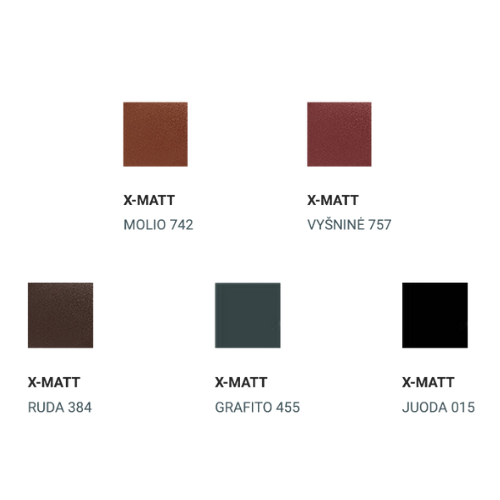 Modulinė stogo danga "Venecja" BUDMAT X-MATT