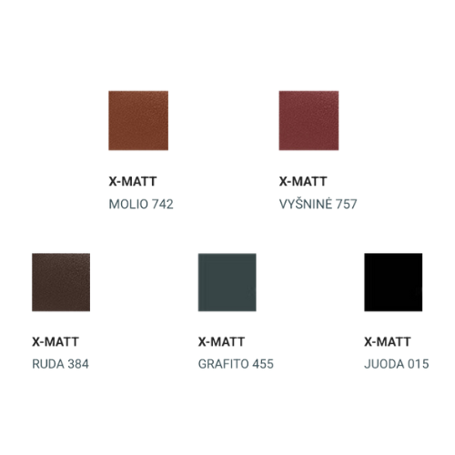 Modulinė stogo danga "Murano" BUDMAT X-MATT