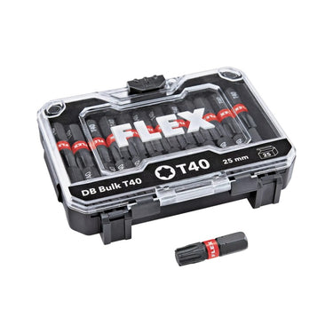 25 dalių smūginių antgalių rinkinys FLEX DB T40 