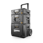 TOUGHBUILT STACKTECH - 3 dalių įrankių dėžių rinkinys su ratukais