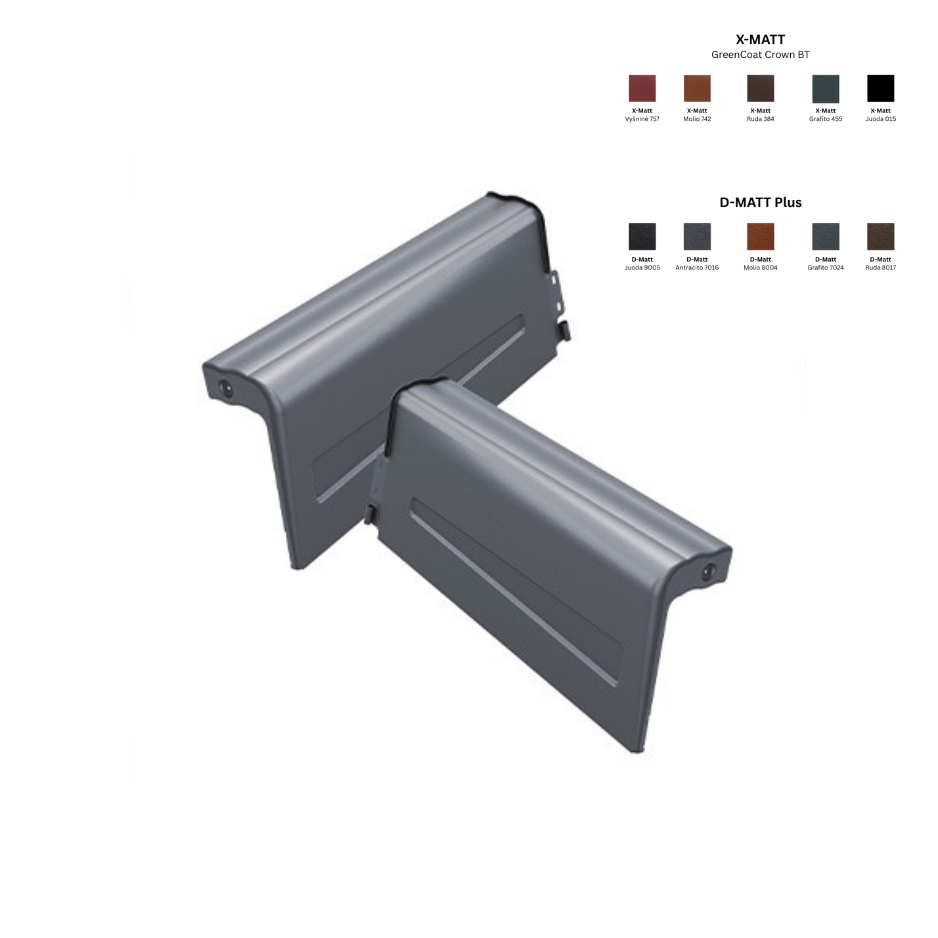 Modulinės stogo dangos vėjalentės